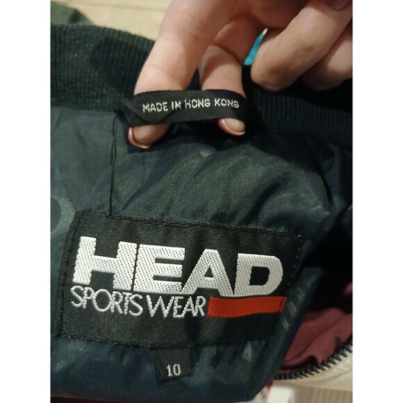 HEAD Womens Ski Suit Vintage sz 10 One Piece Retro‎ 80s 90s - Picture 11 of 14